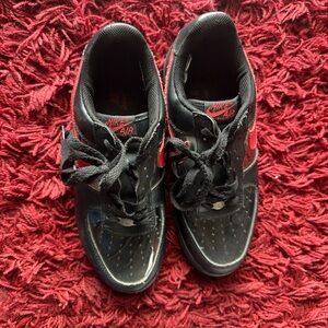 Nike See-Through AirForces Black and Red